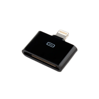 ZY-308T 30-pin Female to 8-pin Lightning Male Charging / Data Adapter for iphone5/ipad mini/ipad4 (Black) - Intl