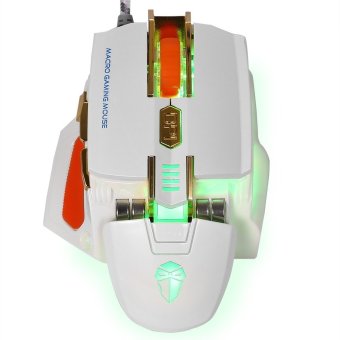 LUOM G20 4000 DPI LED Optical 7D USB Mechanical Wired Gaming Mouse - intl