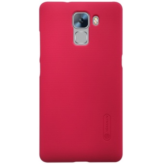Nillkin Frosted Shield Hard Case untuk Huawei Honor 7 - Merah + Gratis Screen Protector Nillkin