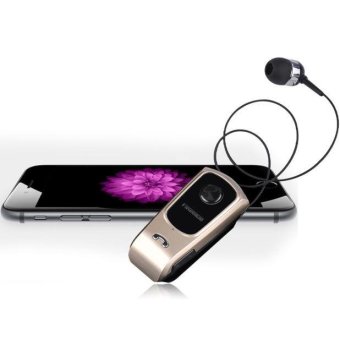 Wireless Clip Retractable Bluetooth V4.0 Headset Earphone For iPhone 6S GD - intl