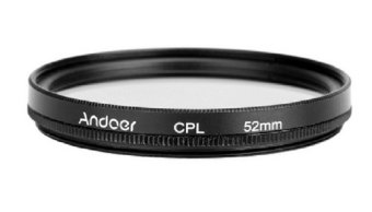 Andoer Filter Lensa CPL Andoer 52mm Untuk Kamera DSLR