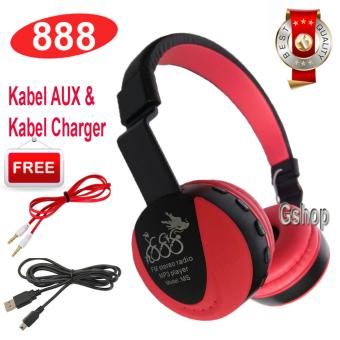 888 Bluetooth KSD- 668B Stereo Headphone Support Micro SD ROPS EDR Buil-In Mikrofon MP3 FM Headset