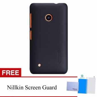 Nillkin Original Nokia Lumia 530 Super Hard case Frosted Shield - Hitam + Gratis Anti Gores