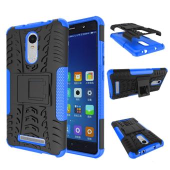 TPU + PC Anti Knock Hard Armor Style Protector Case Cover For Xiaomi Redmi Note 3 (KENZO) - Blue