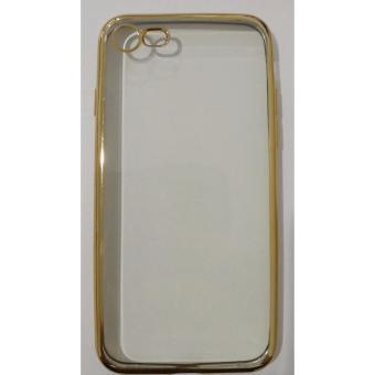 4Connect TPU Jelly Chrome Case for Iphone 7-Gold