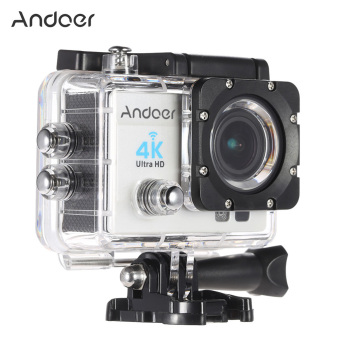 Andoer Q3H 2\" Ultra-HD LCD 4K 25FPS 1080P 60FPS Wifi Wireless Connection 16MP Action Camera 170?Wide-Angle Lens with Diving 30-meter Waterproof Case - intl