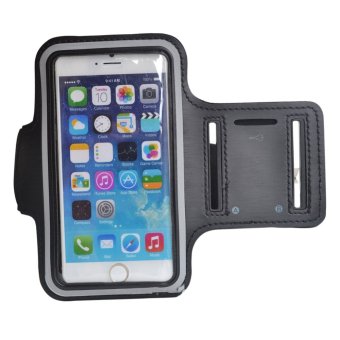Cocotina 5.5'' Sports Jogger Armband Arm Holder Phone Storage Case For iPhone 6 Plus / 6S Plus – Black
