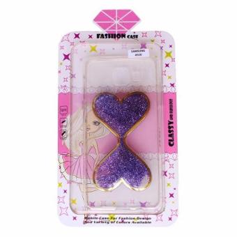 Fashion Case Glitter Love Casing for Samsung A510 - Purple