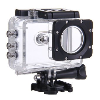 SJCAM SJ5000 / SJ5000 Plus Waterproof Case Black Camera Aksesoris Kamera