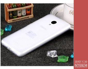 NOZIROH Meizu M5 Meilan 5 Blue Charm 5 Matte Silicon Cover 5.2 inch Anti Scratch Shockproof Soft Phone Case White Color
