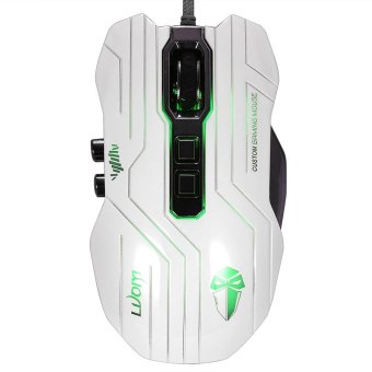 LUOM G5 3200 DPI LED Optical 9D USB Vibration Wired Gaming Mouse - intl