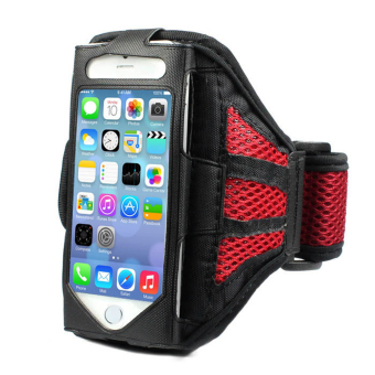 Fancyqube iPhone 6 Sports Arm Band Mobile Phone (Red)