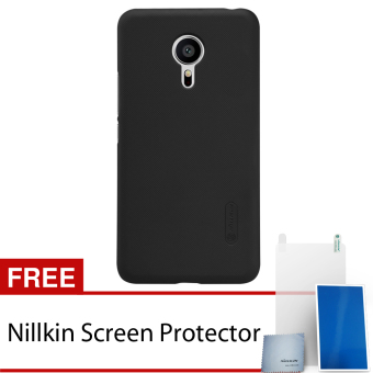 Nillkin Meizu Pro 5 Super Frosted Shield Hard Case - Original - Hitam + Gratis Nillkin Screen Protector