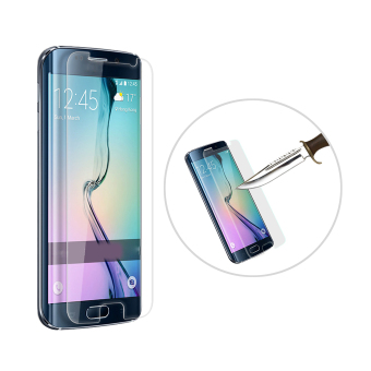 ELENXS Tempered Glass Screen Film For Samsung Galaxy S6 Edge Anti-Scratch Protector Hard Practical Guard - intl