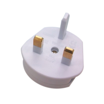 Velishy Converter Adapter US/EU to UK AC Power Plug (White)