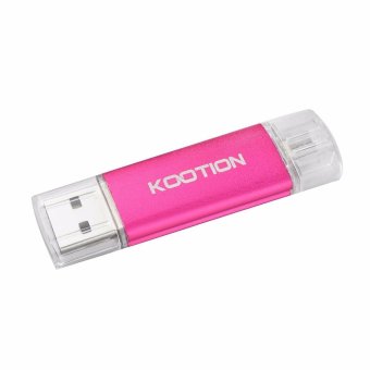128GB OTG Android USB Flash Drive Pendrive Memory Stick External Storage Flash Disk(Pink) - intl