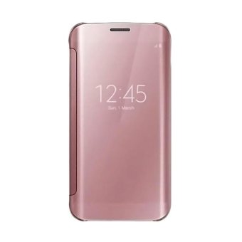 Wallet Mirror View Flip Cover Samsung Galaxy S5 - Rose Gold
