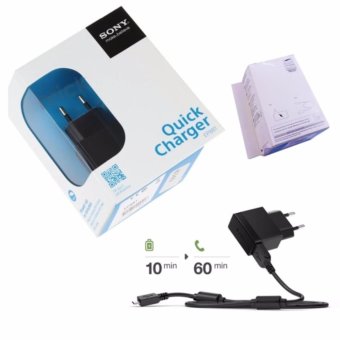 Sony Quick Charger EP881 Original New 2A - Hitam