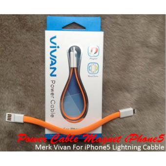 Mesh Kabel Data Lightning for iPhone 5/ 5S/ 6/ 6S Magnetic - Multicolour
