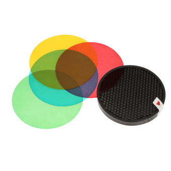 Godox AD-S11 Color Filter Gel Pack with Honeycomb Grid CoverReflector Kit for Witstro Flash AD180 AD360