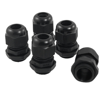 Jetting Buy Cable Gland Waterproof Connector Set of 5 (Black)