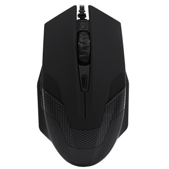 A-jazz Green Hornet 2000DPI 6 Buttons Optical LED Light Gaming Mouse (Black)