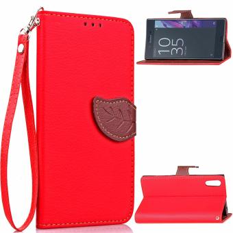 XZ/XR Case,Venter Slim TPU Leather Wallet Flip elegant fashion Case Cover plug-in card Stand function for SONY Xperia XZ / XR - intl