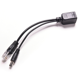 HomeGarden Power Over Ethernet Passive POE Injector Splitter Black