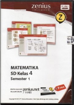 Zenius Set CD SD Matematika Kelas 4 Semester 1