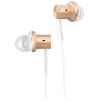 XiaoMi Mi IV Hybrid Dual Drivers Earphones In-Ear Headphones - Gold/White