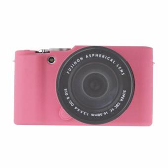 Fujifilm X-A2/X-A1/X-M1 Silicone Case/Sarung Silicon - Pink