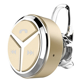 Thinch Wireless Hidden Bluetooth 4.1 Hands-free Mono Headset (Gold)