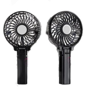 Mini Rechargeable Portable Fan By Han Black (Color:As First Picture) - intl