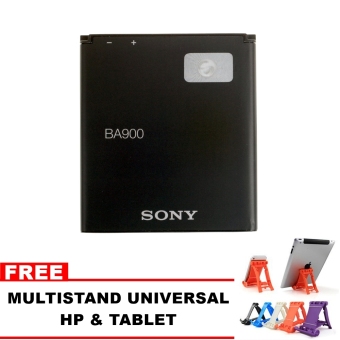 Sony Baterai BA900 Original Non Packing For Sony XperiaJ - Xperia TX - Xperia GX + Free Multistand Universal