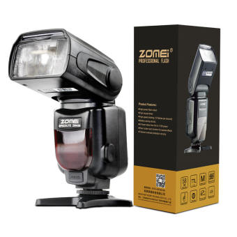 ZOMEI ZM430 Manual Speedlite Flashlight with LCD Display Hard Flash Diffuser GN56 for Canon Nikon DSLR Camera - Intl