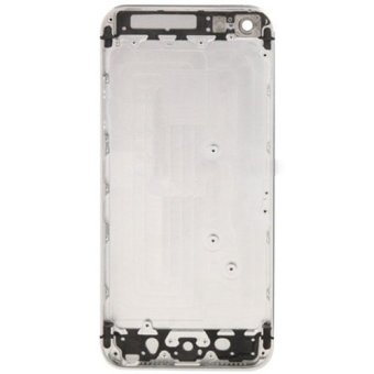 Full Housing Alloy Diamond Replacement Back Cover for iPhone 5 (High Quality Silver)(Silver) - intl