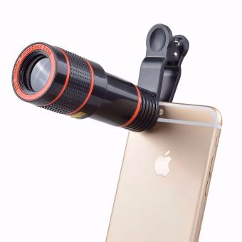 Clip-on 12x Optical Zoom HD Telescope Camera Lens For Universal Mobile Phone - intl