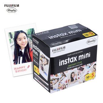 Fujifilm Instax Mini 50 Sheets White Film Photo Paper Snapshot Album Instant Print for Fujifilm Instax Mini 7s/8/25/90 - intl