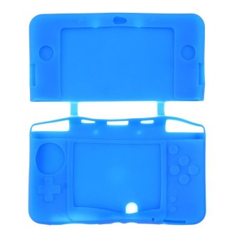 Silicone Gel Rubber Protective Shell Case Cover Skin for New Nintendo 3DS (Blue) - intl