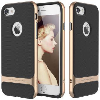 LALANG ROCK Phone Protective Case For iPhone 7 PC TPU Cover (Champagne Gold) - intl