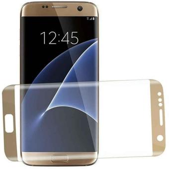 candy Full Tempered Glass for Samsung S7 Edge [0.3 mm/Japan Material Glass] 3D Full Screen Tempered Glass Curved 2016 - GOLD