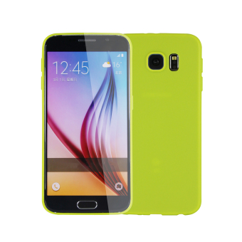 ELENXS TPU ultra tipis kasus untuk permen belakang Samsung Galaxy S6 (hijau)