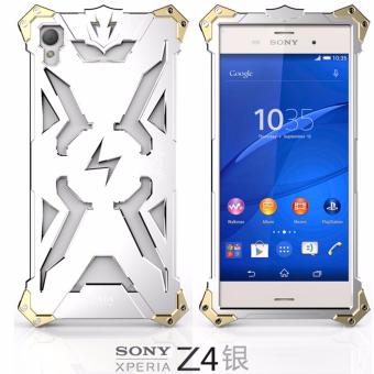 For Xperia Z4,DAYJOY Luxury Cool Design Aerospace Aluminum Alloy Metal Protective Bumper Frame Cover Case for SONY XPERIA Z4(SILVER) - intl