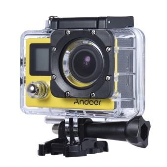 Andoer 4K 30fps/1080P 60fps Full HD 16MP Action Camera Waterproof 30m WiFi 2.0\"LCD Sports DV Cam Camcorder 170 Degree 4X Zoom Dual Screen Car DVR w/ Remote Control