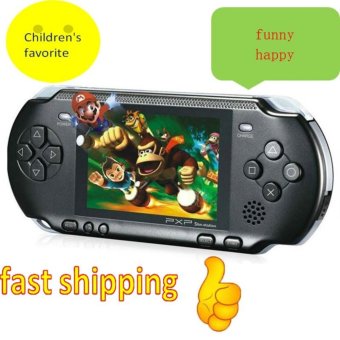 Best Selling Kids Gift 16 Bit Handheld Game Console Video Games 150 Games Retro MD Paly Games PXP3 (Color: Black) - intl