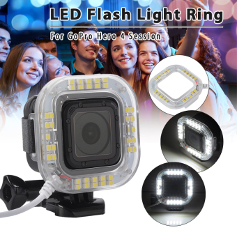 XCSource Newly-updated LED Flash Light Ring Only for GoPro 4 Session OS471