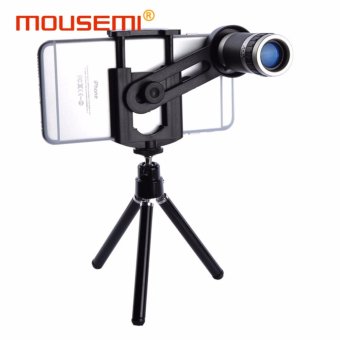 Universal Clip 8x Zoom Telescope Lens With Tripod For Camera Cell Mobile Phone Telephone Lenses for iPhone 6s 7 Smartphone Lens - intl