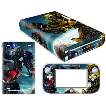 Bluesky Transformers Nintendo Wii U Skin NEW CARBON FIBER system skins faceplate decal mod (Intl)
