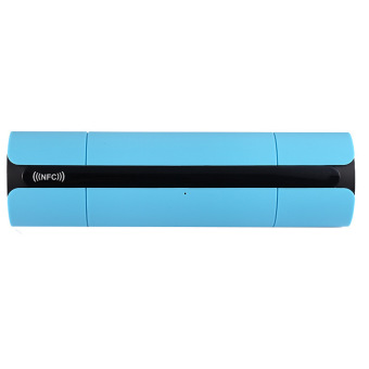 NFC FM HIFI Bluetooth Speaker KR-8800 Wireless Stereo Portable Loudspeakers Bluetooth Boombox Super Bass MP3 Player (Blue) - Intl