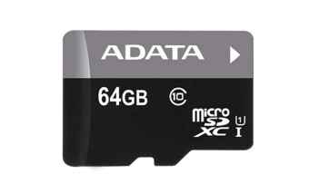 Adata Premier MicroSD 64GB Class10 UHS-I Dengan Adaptor - AUSDX64GUICL10-RA1